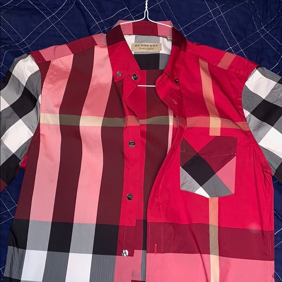 Burberry short sleeve button up
